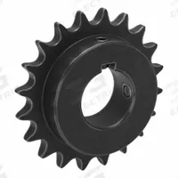 TSUBAKI Single Strand Sprocket: 50, For 5/8 in Chain Pitch, 1 1/2 in Bore Dia, 20 Teeth, Steel (MPN 50B20F-1H). Key specifications — Brand: TSUBAKI.