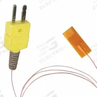 OMEGA Standard Thermocouple Probes: -17°C to 260°C, Type K, For Air Media Type, Stick-On (MPN SA3-K-120-SRTC). Key specifications — Maximum Wire Gauge: 30 AWG; Cable Length: 120 in; Manufacturer Part Number: SA3-K-120-SRTC; Brand: OMEGA; Process Connection Type: Stick-On.