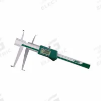 INSIZE Digital Inside Groove Caliper: 9 mm to 200 mm, Cabled, +/-0.0020in/+/-0.05mm Accuracy (MPN 1176-200). Key specifications — attr1184461: +/-0.0020in; attr1184462: 0.0005 in/0.01 mm; attr1184472: Groove Edge; attr1184496: INSIZE.