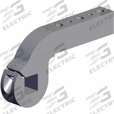 SMC Power Clamp Cylinder Arm: CKZ, CKZ2N, CKZ2N 63 TF-120 RT - Clamp Arms for Round Body Clamp Cylinders