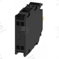 SIEMENS Contact Block: 22 mm Panel Mounting Size, 1NC, Momentary, 3SU1 Series, Spring Terminals (MPN 3SU14001AA103HA0). Key specifications — Switch Action: Momentary; Terminal Connection Type: Spring Terminals; Brand: SIEMENS; Compatible with Series: 3SU1.