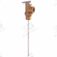 WATTS Temperature and Pressure Relief Valve: MNPT x FNPT, 3/4 in x 3/4 in Connection Size (MPN 3/4 LF100XL8-150/210). Key specifications — Brand: WATTS; Body Material: Copper Silicon Alloy.