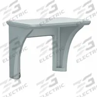 CORTECH Wall-Mount Desk: Gray, 29 in Overall Ht, 36 in Overall Wd, 24 in Overall Dp, Wall Mount, ISO (MPN 7605GY). Key specifications — Brand: CORTECH; Furniture Series: Endurance; Material: Polyethylene.