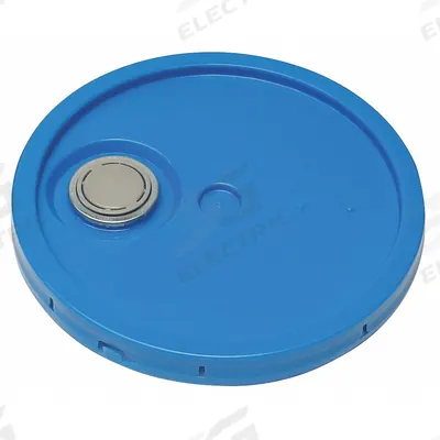 APPROVED VENDOR Pail Lid: Gasketed/Snap-On/Spout/Tear Tab, 12 1/4 in Overall Dia, Blue - Tear Tab Lids