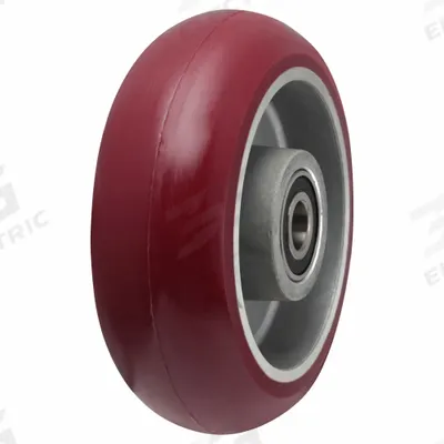 ALBION Caster Wheel: 6 in Wheel Dia., 2 in Wheel Wd, Polyurethane, 1,500 lb Load Rating - Polyurethane Tread on Aluminum Core Wheels