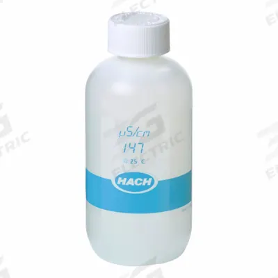 HACH Conductivity Standard Solution: 250 mL Volume, Liquid, 0.001 M (KCl)/147 µS/cm - Conductivity Standards