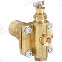 CONRADER Unloader Pilot Valve: 1/4 in Inlet Size, 1/4 in Outlet Size, 1/2 in Exhaust Size, Brass (MPN BLG 160-175). Key specifications — attr60167: BLG 160-175; attr60170: CONRADER; attr60175: Yes; attr60179: Brass.