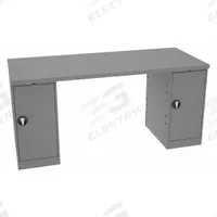 TENNSCO Workbench: Fixed Ht, Steel, 72 in x 30 in, 1,800 lb Overall Load Capacity, Gray (MPN MWB-3-3072S). Key specifications — Brand: TENNSCO.
