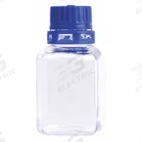 Media Bottle: PETG, 60 mL Capacity - oz, 60 mL Capacity - mL, Closure Included, Sterile, Unlined (MPN WPBGC0060S). Key specifications — Graduated: Yes; Closure Type: Tamper Evident; Body Color: Colorless; Brand: APPROVED VENDOR.