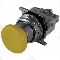 EATON Mushroom Head Push Button: Non-Illuminated, Mushroom Head Profile, Metallic, 30 mm, 1NO/1NC (MPN 10250T32Y). Key specifications — Brand: EATON; Action: Momentary; Series: 10250T; Push Button Material Type: Metallic.