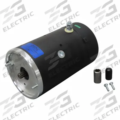 STONE Hydraulic Lift DC Motor: 7 in Overall Lg, 1/2 in Shaft Dia - Hydraulic Lift DC Motors