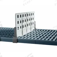 METRO Standard Duty Shelf Dividers: 9 1/2 in x 1 1/2 in, Front-To-Back, 1 Dividers/Ledges, Polymer (MPN MQD24-8). Key specifications — Brand: METRO; Material: Polymer; Total Number of Dividers/Ledges: 1; Color: Taupe.