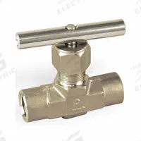 PARKER Needle Valve: Inline Valve Body, 316 Stainless Steel, Integral Bonnet, 1/2 in Pipe Size, PTFE (MPN 8A-V8LN-SS). Key specifications — For Media: Oil; Standards: ISA S75.02; Brand: PARKER; Valve Series: V; Stem Type: Regulating; Connection Type - Side 1: Compression; Connection Type - Side 2: Compression; Connection Type: Compression x Compression.