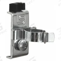 TRESTON Standard Spring Clip: 1 in x 1 31/32 in x 1 3/4 in, 5 Hooks, Screw-In, Surface, Silver (MPN 853232-51). Key specifications — Mounting Type: Surface; Includes: Bolts; Finish: Zinc-Plated; Color: Silver; Accessory Type: Standard Spring Clip; Locking System: Screw-In; Material: Steel; Brand: TRESTON.