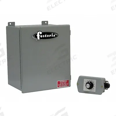 FOSTORIA Electric Infrared Heating Control: For Quartz Lamps in 208/240V up to 80-Amp Max. - Controls & Cords for Electric Wall & Ceiling Heaters