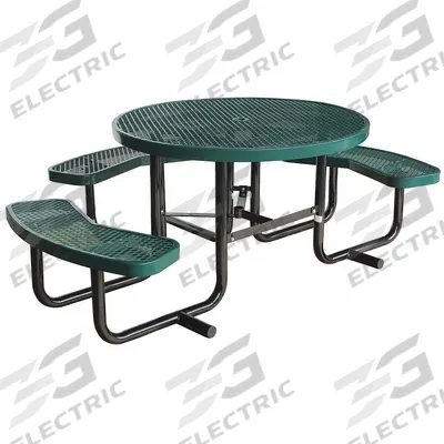 GRAINGER ADA Picnic Table: Expanded Metal - ADA Accessible Picnic Tables