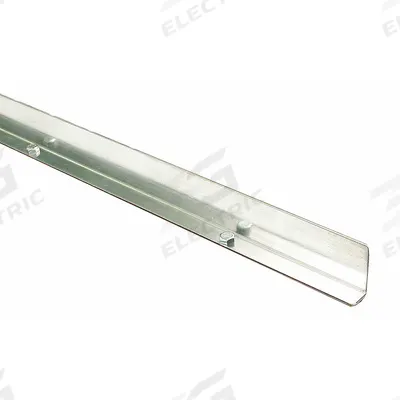 ASHLAND CONVEYOR Conveyor Guard Rail: For Straight Frame Shape, 10 ft Overall Lg, Steel - Metal Conveyor Guard Rails