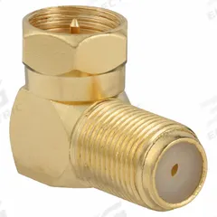 MONOPRICE Audio/Video Adapter: (1) F-Type Female x (1) F-Type Male Adapter, Gold (MPN 6775). Key specifications — Product Type: Audio/Video Adapter; Manufacturer Part Number: 6775; Color: Gold; Brand: MONOPRICE; End 1 Connection Type: F-Type Female; End 2 Connection Type: F-Type Male.