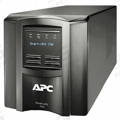 APC BY SCHNEIDER ELECTRIC Smart UPS: Single Phase, 750 VA Power Rating, 120 V Input - Line Interactive UPS Systems