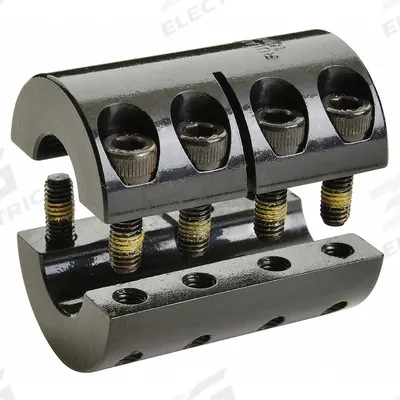 RULAND MANUFACTURING Rigid Shaft Coupling: 1 in Bore Dia 1, 3/4 in Bore Dia 2 - Two-Piece Rigid Shaft Couplings