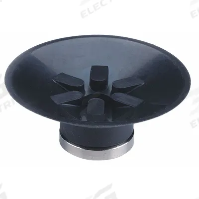 SMC Vacuum Pad: Flat with Ribs, w/o Adapter, 40 mm Pad Dia, Fluoro Rubber - Flat Type with Ribs Automotive & Industrial Vacuum Pads