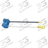 GROTE Pigtail: PL-10 Connector/Ring Terminal/Blunt Cut, 2 Wires, 6 in Wire Lg, 3 Connectors (MPN 67050). Key specifications — Wire Sizes Included: 18 AWG; Features: Factory-Molded Plugs; Connector Type: Ring Terminal/Blunt Cut; Compatible Product Type: 2 in Round Marker Lamps.