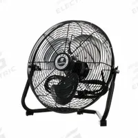 TPI COMMERCIAL Portable Fan: 12 in Blade Dia, Non-Oscillating, 3 Speeds, 14 1/2 in Ht, 15 in Wd (MPN CF-12). Key specifications — Brand: TPI COMMERCIAL; Number of Speeds: 3; Product Type: Circulating Fan; Blade Material: Aluminum; Voltage: 120V AC; Application: Commercial; Phase: Single.