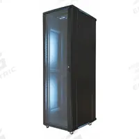 VIDEO MOUNT PRODUCTS Server Cabinet: 42 Rack Units, 81 1/8 in x 23 5/8 in x 39 3/8 in, Steel (MPN EREN42E1K). Key specifications — Brand: VIDEO MOUNT PRODUCTS; Includes: Door; Material: Steel; Features_Broad: Tempered Glass Door; 4-Fan Tray; Extra Deep.
