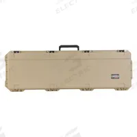 SKB Protective Case: 14 1/2 in x 50 1/2 in x 6 in, No Foam, Beige, 2 Wheels, 19 lb Wt (MPN 3I-5014-6T-E). Key specifications — Brand: SKB; Material: Plastic; Closure Type: Latches.