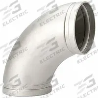 Metal Pipe Elbow: 304 Stainless Steel, 10 in x 10 in, Grooved (MPN 1330007240). Key specifications — Brand: GRUVLOK; Specific Fitting Shape: 90° Elbow; Standards: ASTM A403 CR; Fitting Pipe Size: 10 in x 10 in.