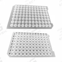 MTC BIO Sealing Mat: Round, 96 Wells, White, + Opening, Silicone, 7.3 mm Well Opening Size (MPN D3320-13S). Key specifications — attr1383125: MTC BIO; attr1383132: Not Pre-Slit; attr1383135: + Opening; attr1383140: Round; attr1383126: White; attr1383129: Sterile.