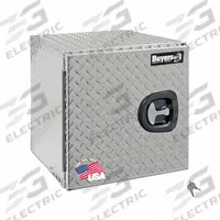 BUYERS PRODUCTS Underbody: Underbody Truck Box, Single Barn Door Door, 24 in Overall Dp, Silver (MPN 1702225). Key specifications — Color: Silver; Brand: BUYERS PRODUCTS; Lock Type: Keyed.