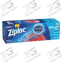 ZIPLOC Reclosable Bag: 2.7 mil Thick, 5 in Wd, 7 in Lg, Hang Hole Not Included, Flat Pack, 20 PK (MPN 314443). Key specifications — With Hang Hole: Hang Hole Not Included; Brand: ZIPLOC; Package Configuration: Flat Pack.
