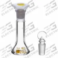 UNITED SCIENTIFIC SUPPLIES INC Glass Flasks: 10 mL, Colorless, Round, A, +/-0.06 mL (MPN FGWM010). Key specifications — Shape: Round; Tolerance: +/-0.06 mL; Body Color: Colorless; Brand: UNITED SCIENTIFIC SUPPLIES INC; Compatible with Stopper Size: 14/23; USP Specification: Type I.