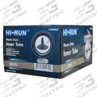 HI-RUN Float implement tire tube: Float Implement, TR15, 33 in Overall Dia, 33 in Overall Lg (MPN TUN2002). Key specifications — Compatible Tire Size: GR16; Brand: HI-RUN.