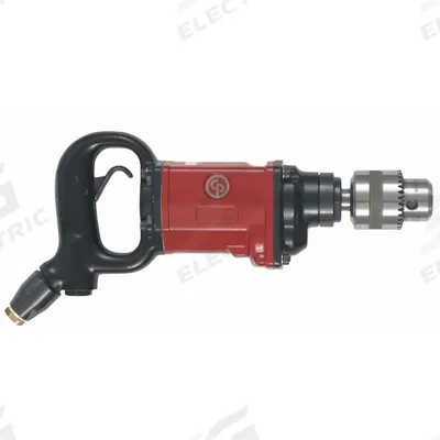 CHICAGO PNEUMATIC Air-Powered Drill: 5/8 in Chuck, Light Duty, 800 RPM, 1 hp - Pistol-Grip Air-Powered Drills