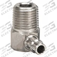 PNEUMADYNE INC Barbed Fitting Elbow: 1/8 in ID Size, Barbed x MNPT, Brass, 15/32 in Overall Lg (MPN ELB30-1/16). Key specifications — Brand: PNEUMADYNE INC.