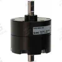 SMC Rotary Air Actuator: Single Vane Actuator, 90° Rotation Angle, 32 in-lb Output Torque, Metric (MPN NCRB1BW30-90S). Key specifications — attr293632: NCRB1BW30-90S; attr294754: SMC; attr947098: Non-Magnetic Piston; attr947108: Basic; attr947133: Metric; attr1108504: Side Ported.