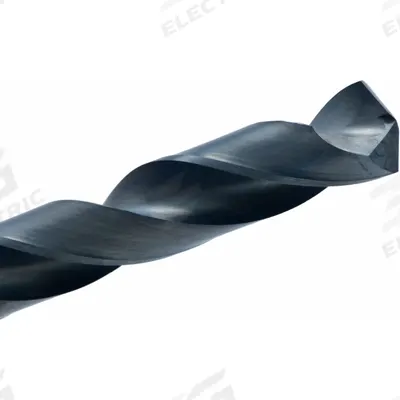 CLEVELAND Jobber Length Drill Bit: #16, 135° Split Point, Black Oxide Cobalt - Short-Flute Cobalt Jobber-Length Drill Bits