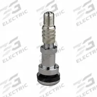 HALTEC Truck Valve: Clamp-In Valve, Clamp-In, 180° Valve Stem Angle, Straight, Std Bore Valve Size (MPN N-1600). Key specifications — Valve Type: Clamp-In; Thread Size: 0.305-32; Valve Shape: Straight; Color: Chrome; Product Type: Clamp-In Valve; Compatible Vehicle Type: Ford "F" Series Trucks with Dual Wheels; Material: Aluminum; Brand: HALTEC.