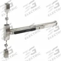 SARGENT Surface Vertical Rod: 36 in Max Door Wd, Stainless Steel (MPN 8713F RHR 32D). Key specifications — attr1011860: Exit Device; attr1011837: SARGENT; attr1011847: Surface Vertical Rod; attr1024139: Touchbar; attr1011835: Yes.