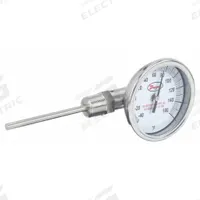 DWYER Dial Thermometer: -40°F to 160°F, ±2%Full Scale Accuracy, 4 in Stem Lg, 3 in Dial Dia (MPN BTLS34041). Key specifications — Accuracy: ±2 % Full Scale; Brand: DWYER.