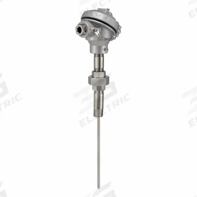ASHCROFT Probe: -328°F to 1,112°F /-200°C to 600°C, ±0.15°C - Threaded RTDs with Terminal Block
