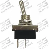 BATTERY DOCTOR Automotive Switch: Toggle Switch, SPST, 2 Connections, Off/On, Silver, Black (MPN 20514). Key specifications — Contact Form: SPST; Switch Function: Off/On; Actuator Color: Silver; Stem Color: Black; Terminals: 1/4 in Male; Features: High Current Switch; Mounting Style: Panel Mount; Brand: BATTERY DOCTOR.