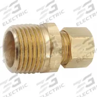APPROVED VENDOR Compression Fitting Coupling: 1/4 in OD x 1/8 in Pipe Fitting Size, Brass (MPN 700068-0402). Key specifications — Brand: APPROVED VENDOR.