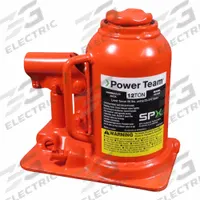 POWER TEAM Bottle Jack: Steel, Mechanical, 12 ton Load Capacity, 3 3/4 in Max Lift, 6 3/4 in Min Ht (MPN 9012A). Key specifications — Brand: POWER TEAM; Body Material: Steel.