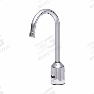 ZURN Kitchen and Bathroom Sensor Faucet: AquaSense, Brass, Chrome Finish, Single-Post - Single-Post Sensor Bathroom Faucets