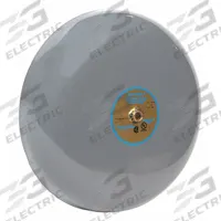 EDWARDS SIGNALING Bell: Bell Sound, 12V DC, Indoor/Outdoor, 435-6E1, 6 in dia. Key specifications — Brand: EDWARDS SIGNALING; Color: Gray; Operating Voltage: 12V DC.
