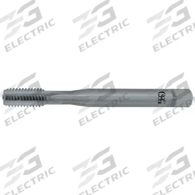 OSG Straight Flute Tap: 3/8"-24 UNF, 2B, 4 Flute, Bottoming Chamfer, Carbide (MPN 1005910900) - Coolant-Through Straight-Flute Machine Taps for Aluminum