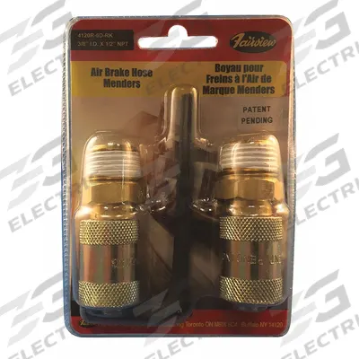 TRAMEC SLOAN Hose Mender Kit: Brass (MPN 4120R-6C-RK) - Air Brake Repair Kits